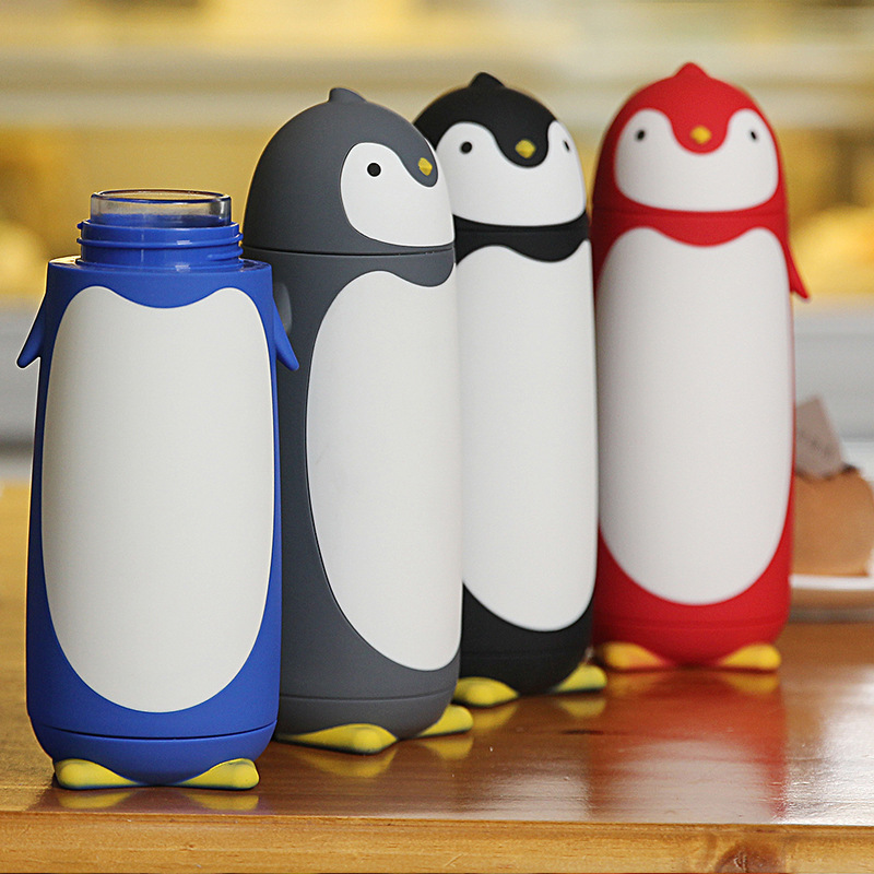 300 ml Vaso de agua de cristal de pingüino