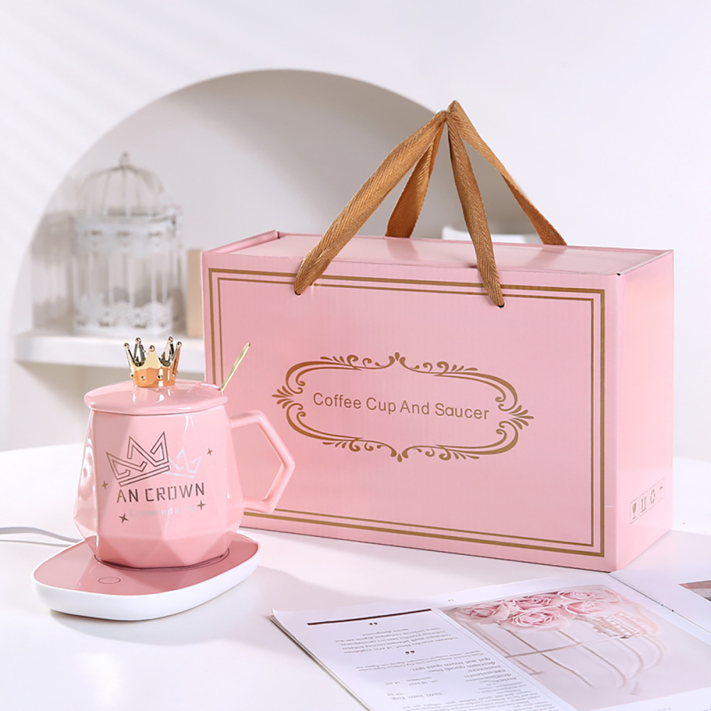 Juego de almohadillas térmicas para tazas con temperatura constante,Taza de 420 ml