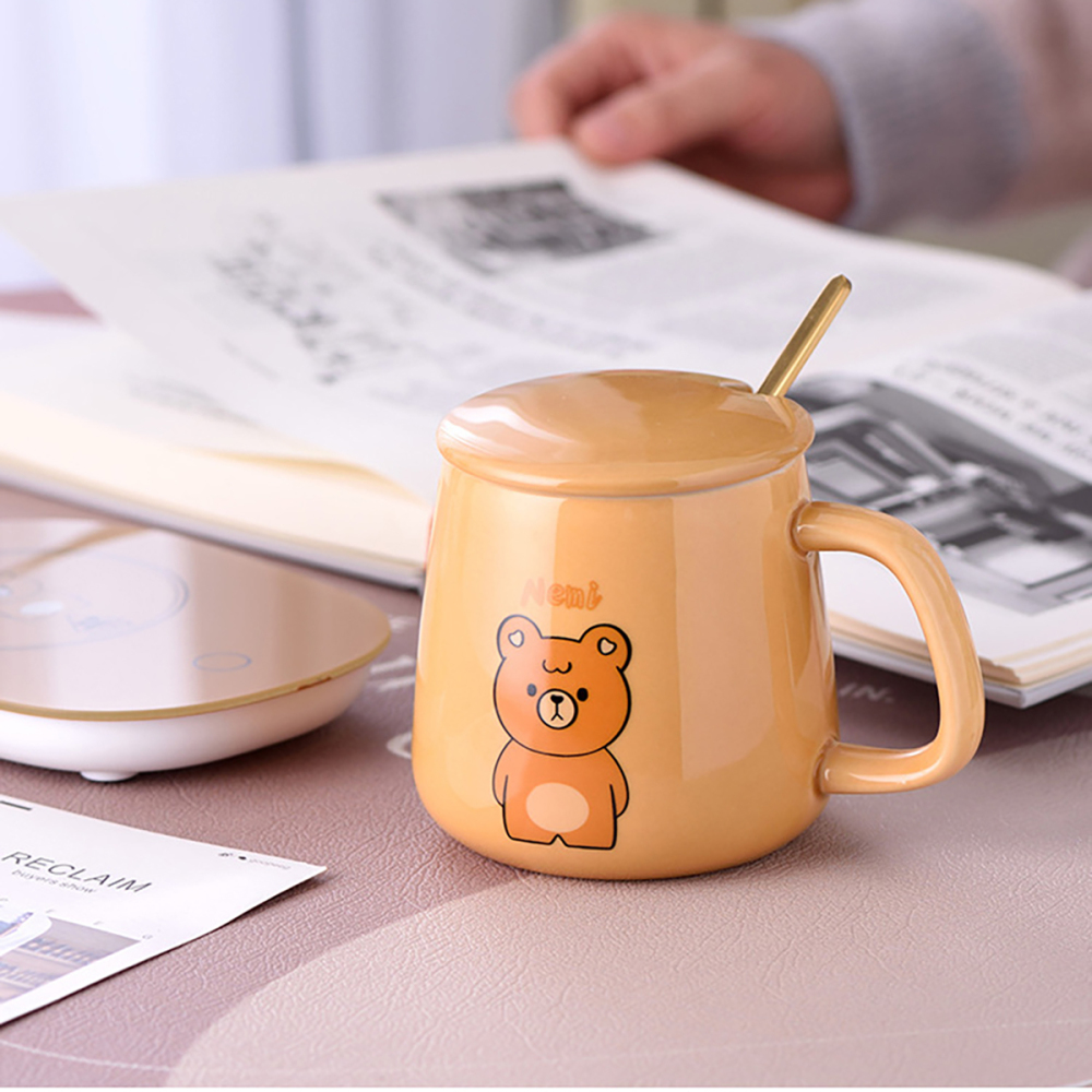 Juego de caja de regalo de taza termostática de 55 grados, 420 ml