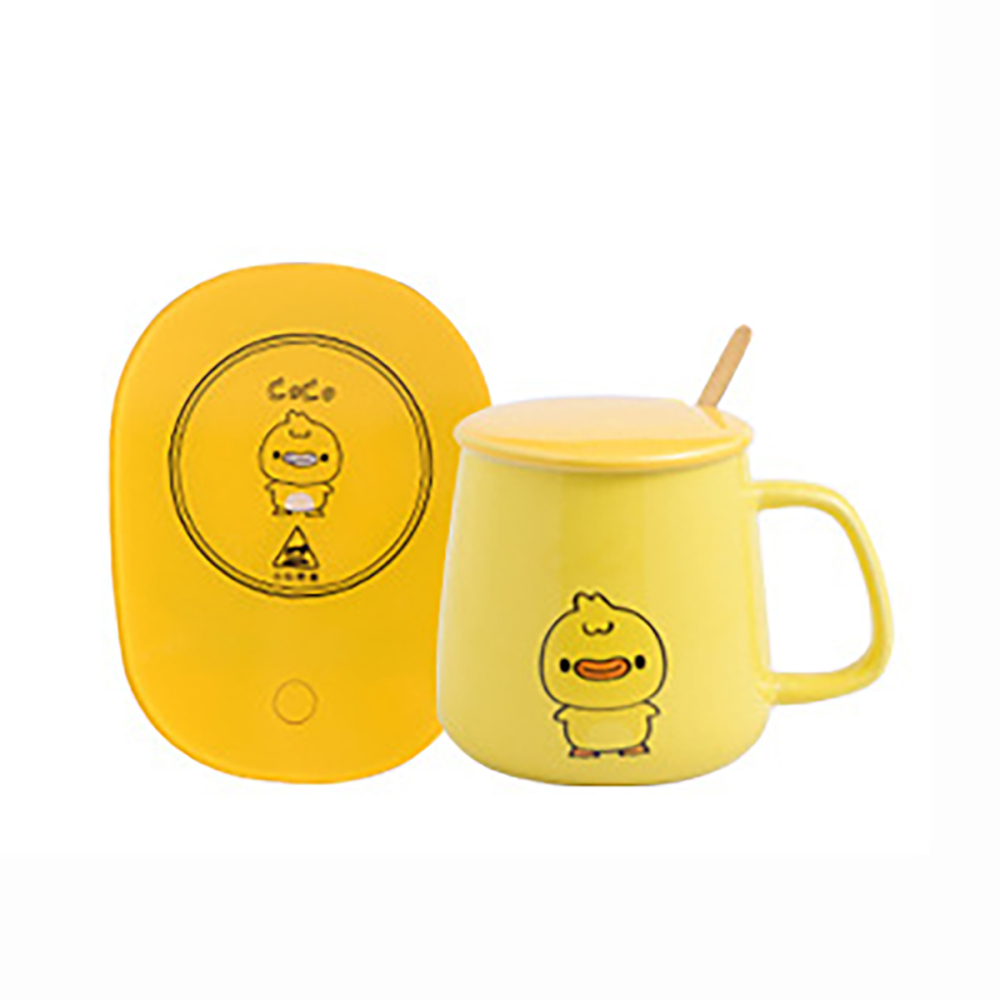 Juego de caja de regalo de taza termostática de 55 grados, 420 ml