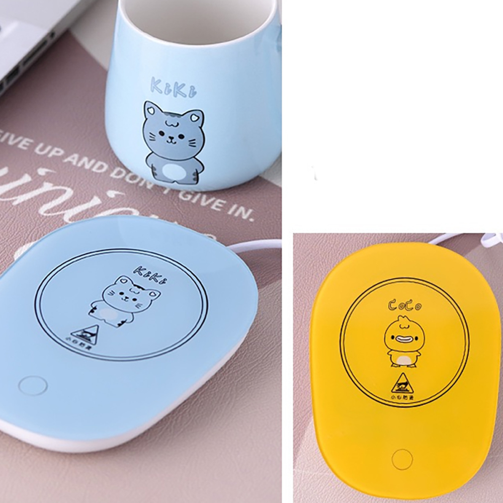 Juego de caja de regalo de taza termostática de 55 grados, 420 ml