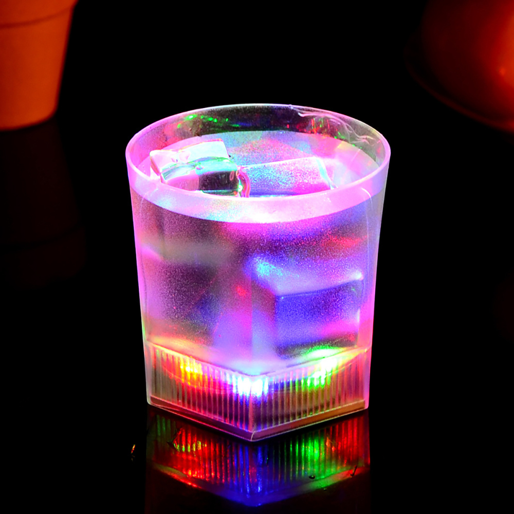 Taza de inducción de 280 ml, destello brillante al verter agua