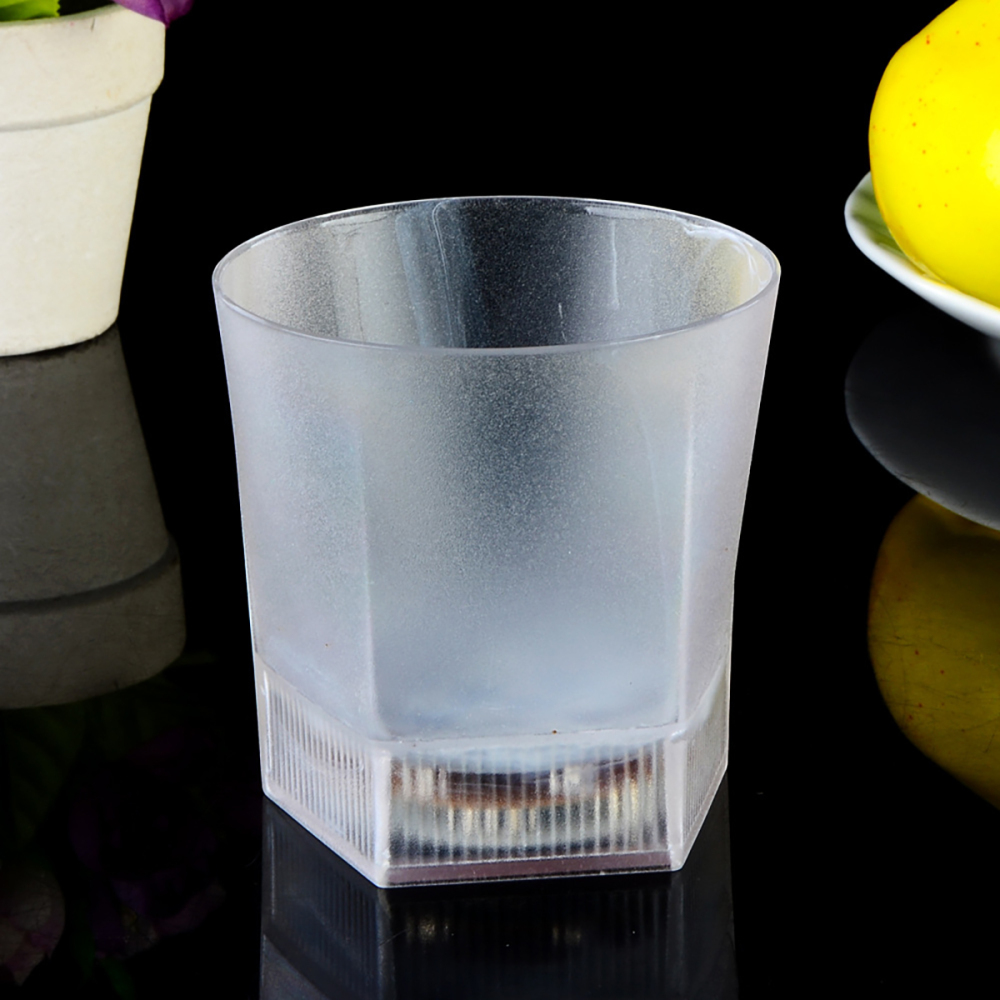 Taza de inducción de 280 ml, destello brillante al verter agua