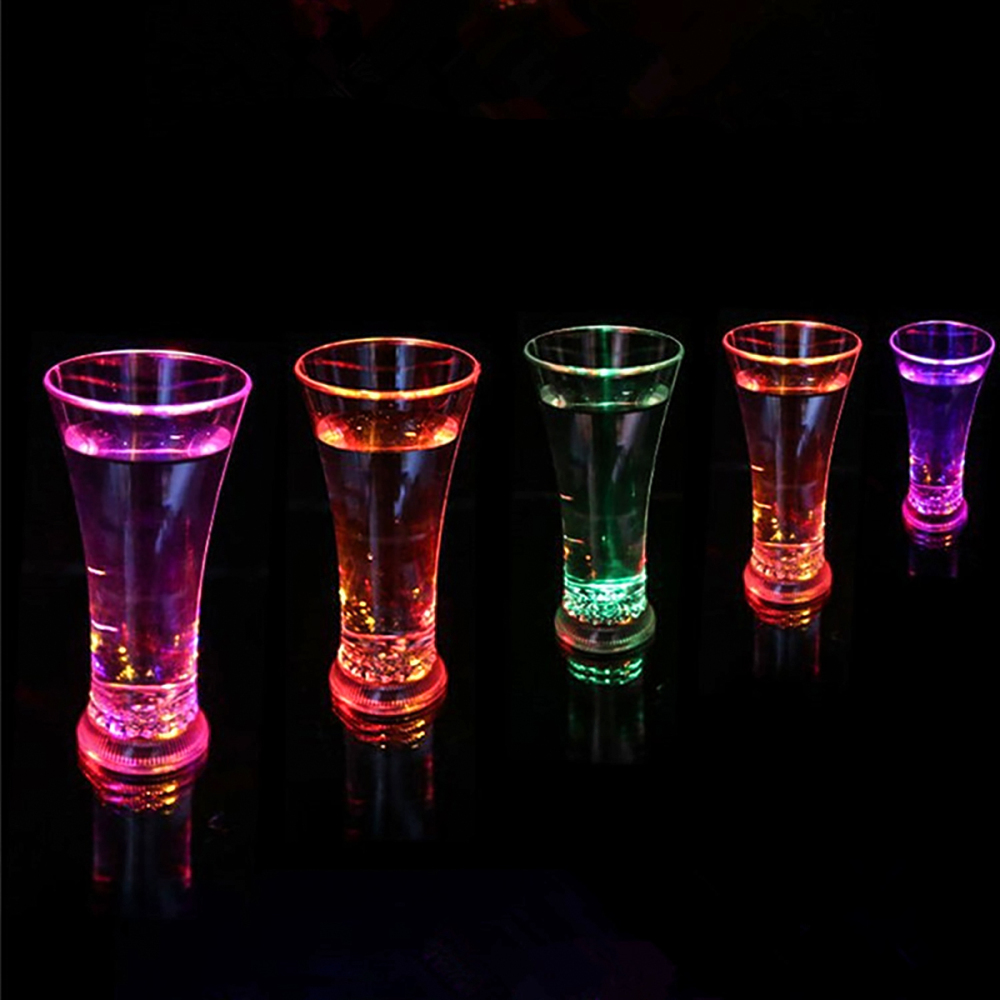 400ml Detección de LED colorida Copa emitente de luz KTV Regalo creativo