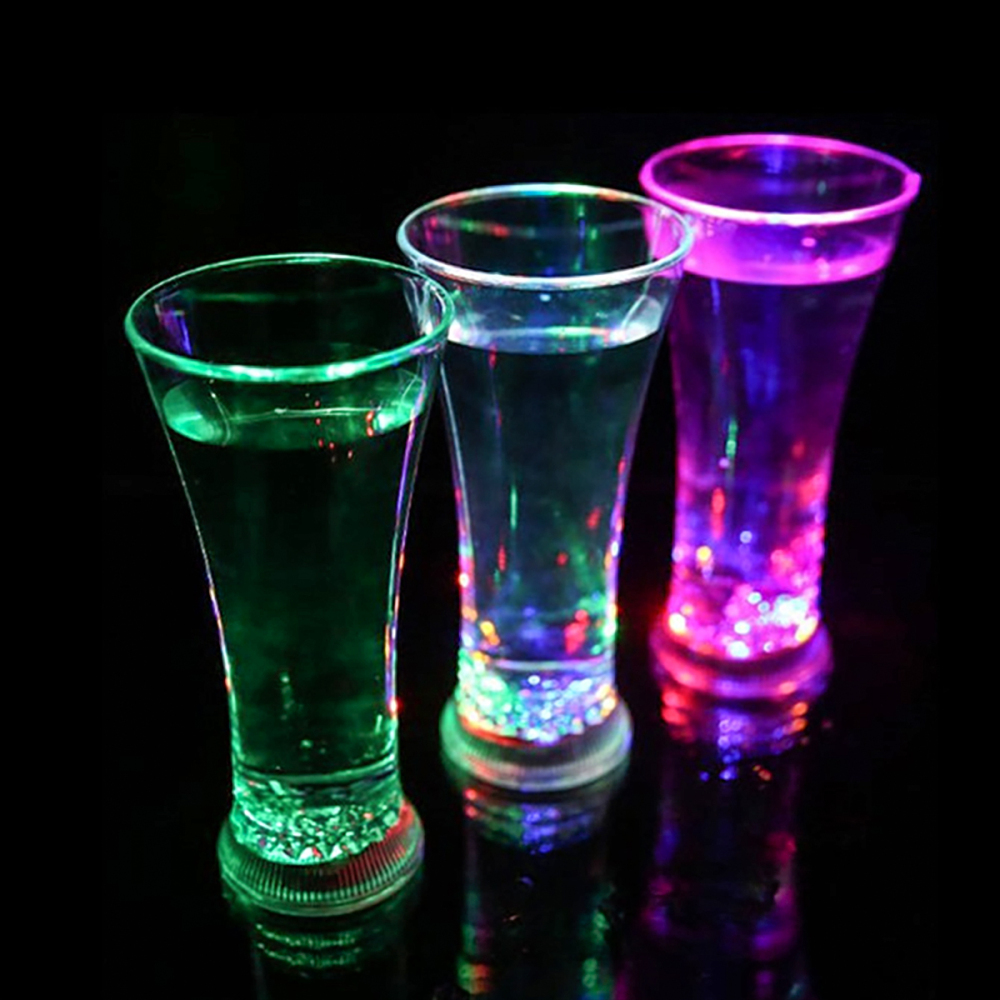 400ml Detección de LED colorida Copa emitente de luz KTV Regalo creativo