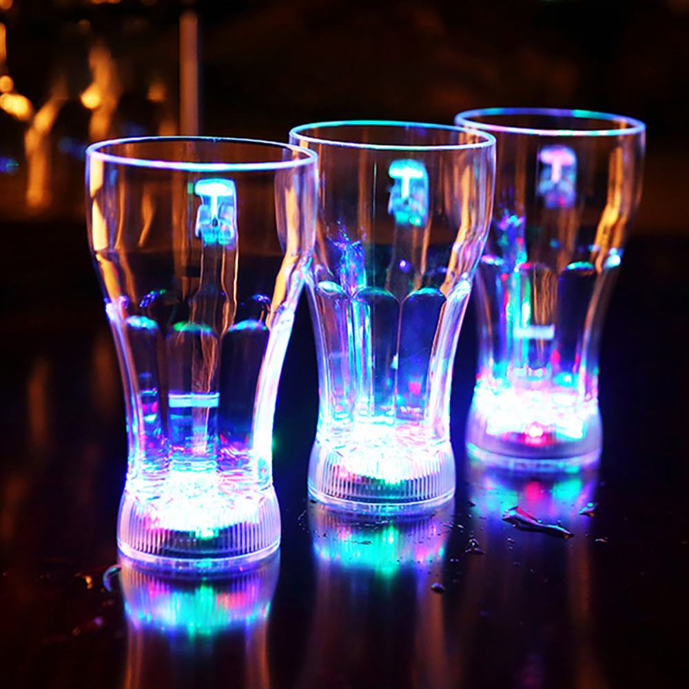 500 ml Taza de agua luminosa LED de colores,Vierta agua en la taza y brillará