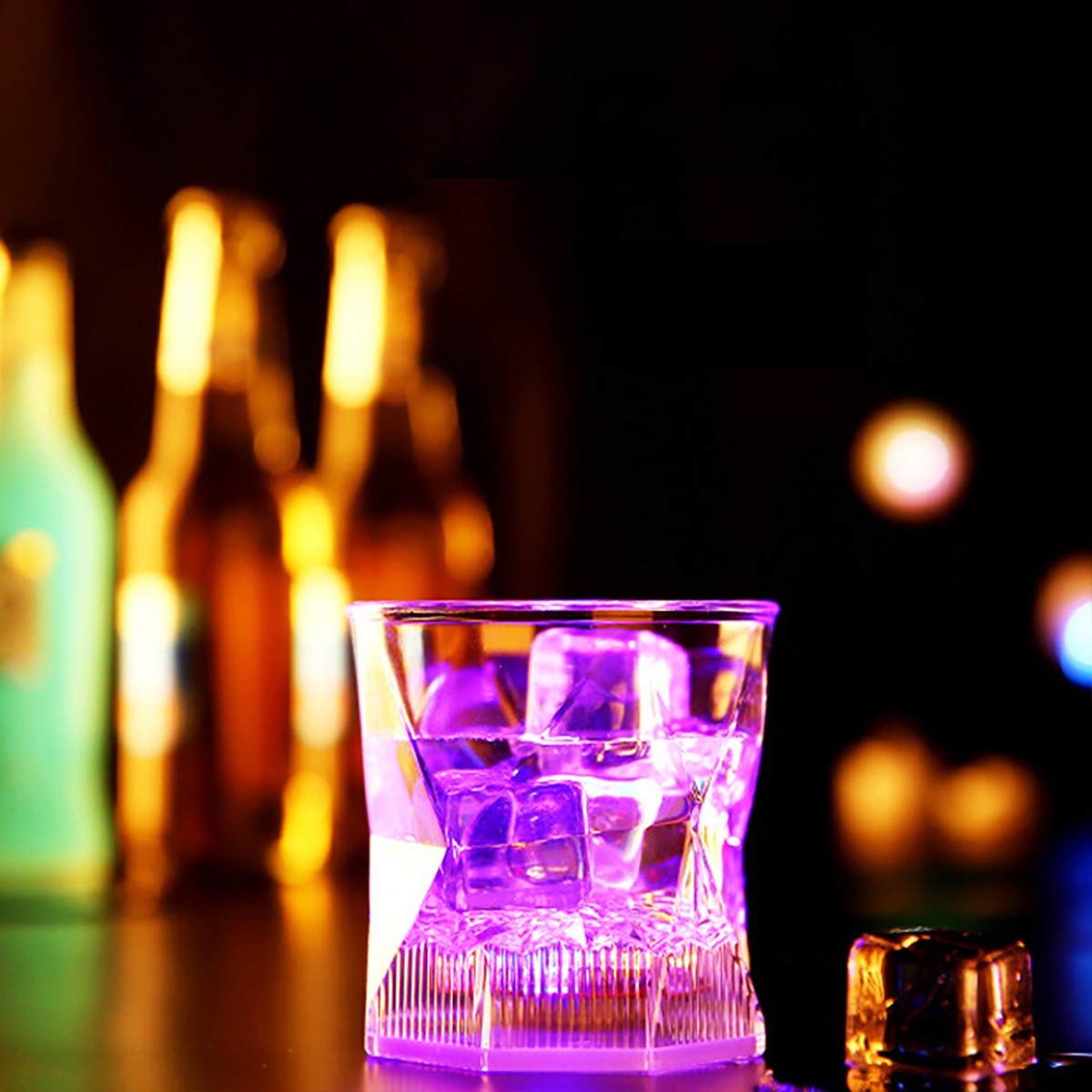 Vaso para beber de 280 ml, luminoso por inducción, apto para bares de fiesta