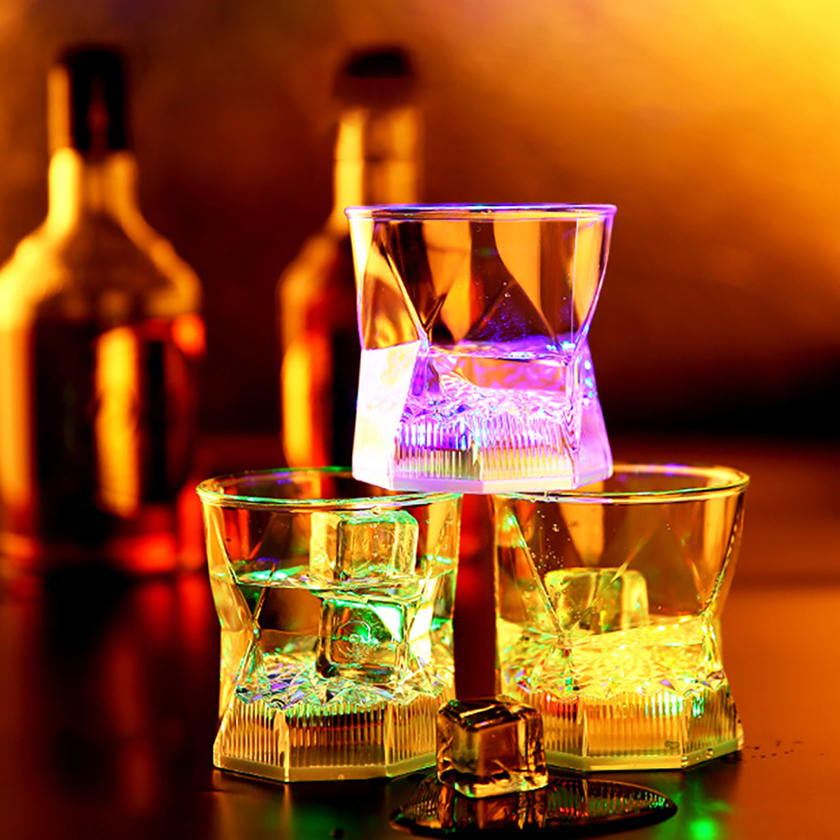 Vaso para beber de 280 ml, luminoso por inducción, apto para bares de fiesta