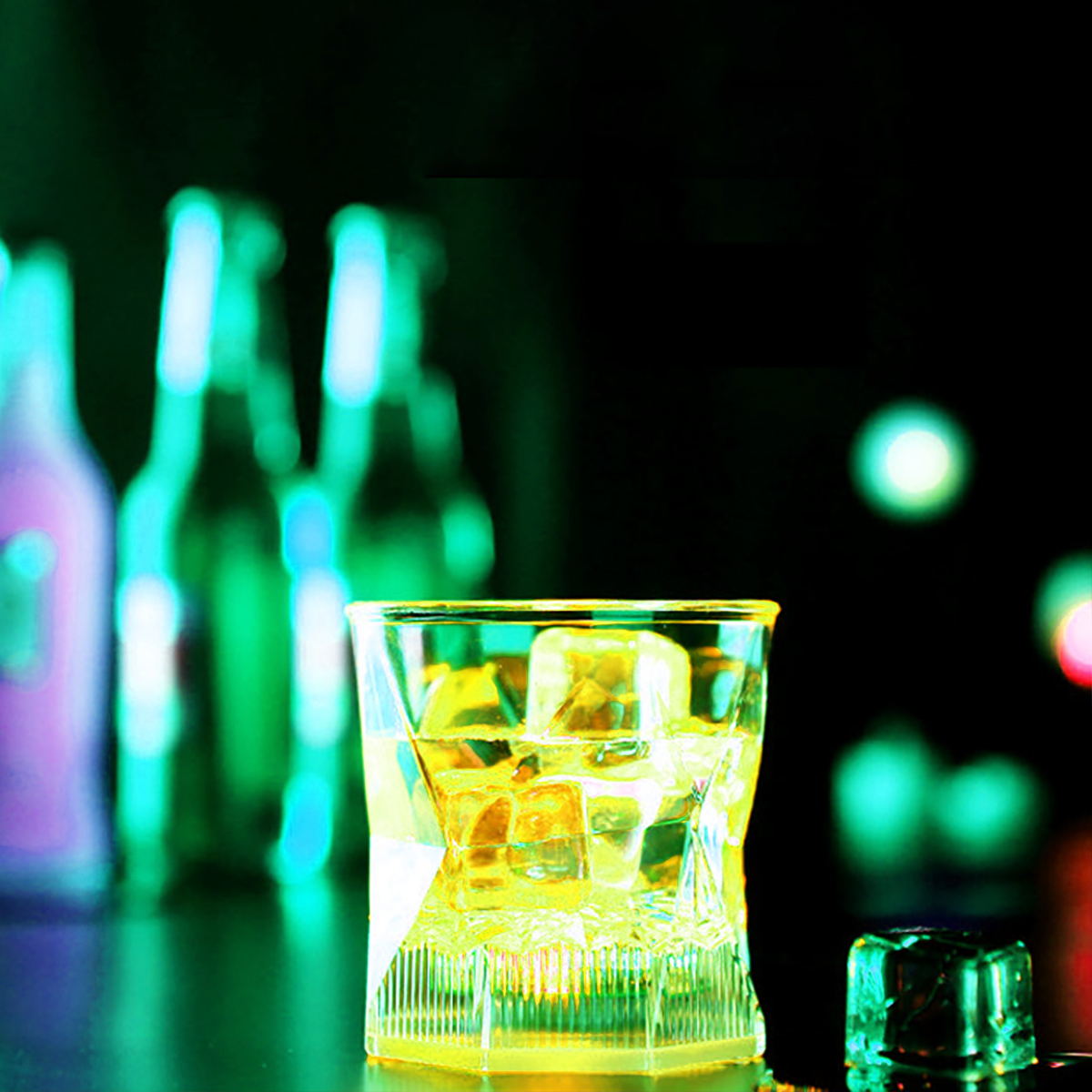 Vaso para beber de 280 ml, luminoso por inducción, apto para bares de fiesta