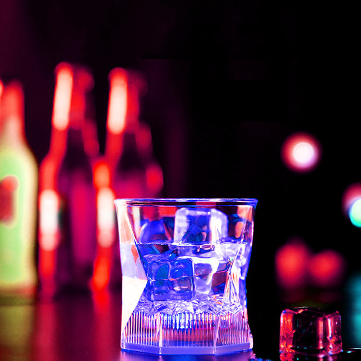 Vaso para beber de 280 ml, luminoso por inducción, apto para bares de fiesta