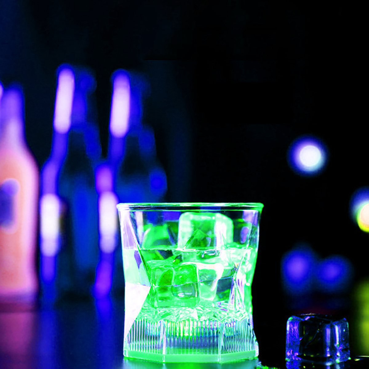 Vaso para beber de 280 ml, luminoso por inducción, apto para bares de fiesta