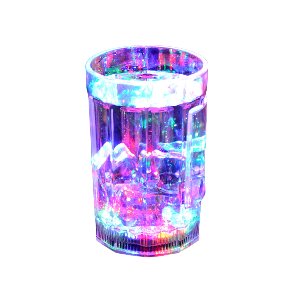 Jarra de cerveza recta de 480 ml, luz con sensor