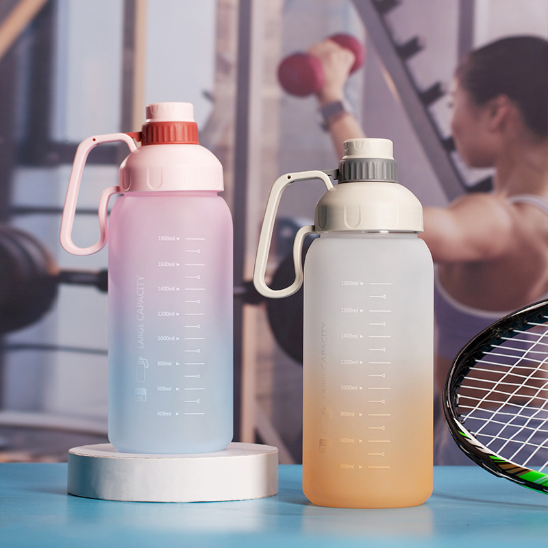 1.8L Vaso de agua de plástico extra grande con báscula