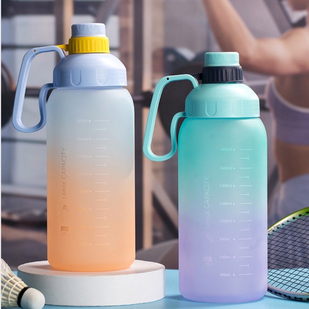 1.8L Vaso de agua de plástico extra grande con báscula