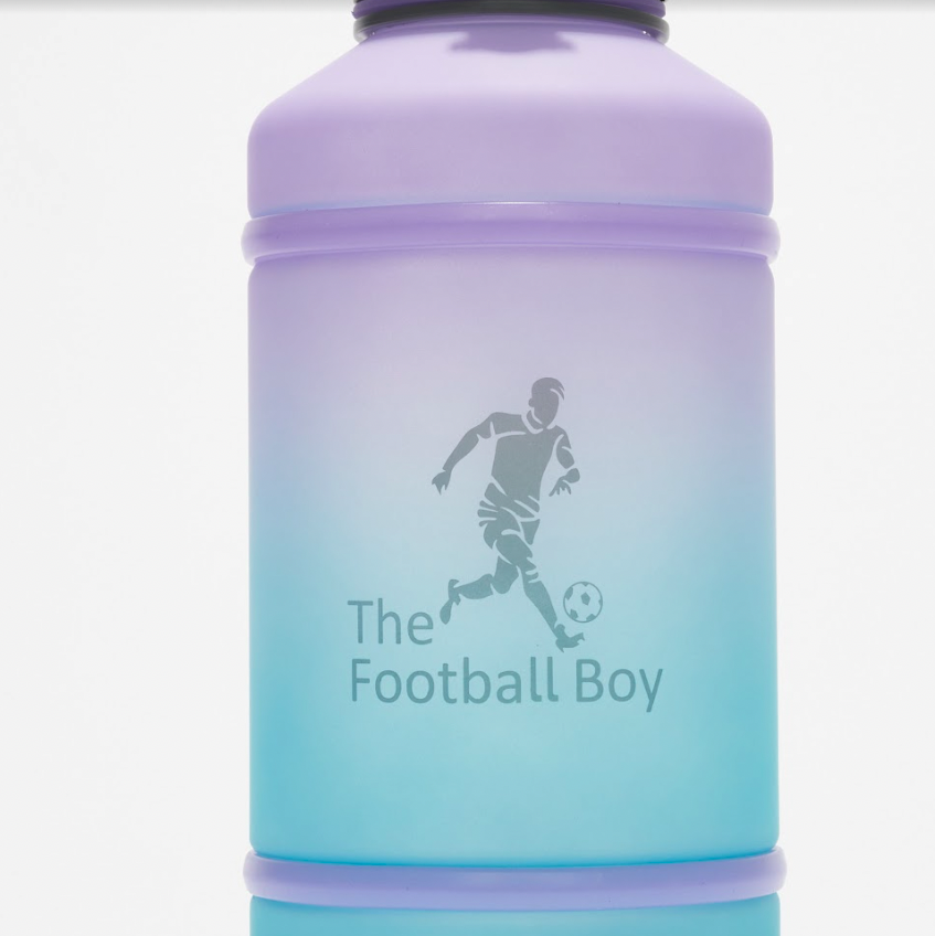 Botella de agua deportiva de gran capacidad con pajita, 2000 ml