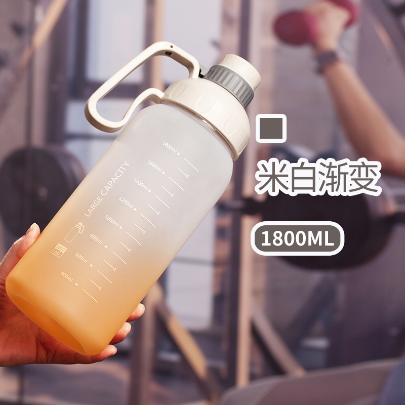 1.8L Vaso de agua de plástico extra grande con báscula