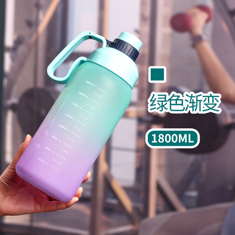 1.8L Vaso de agua de plástico extra grande con báscula