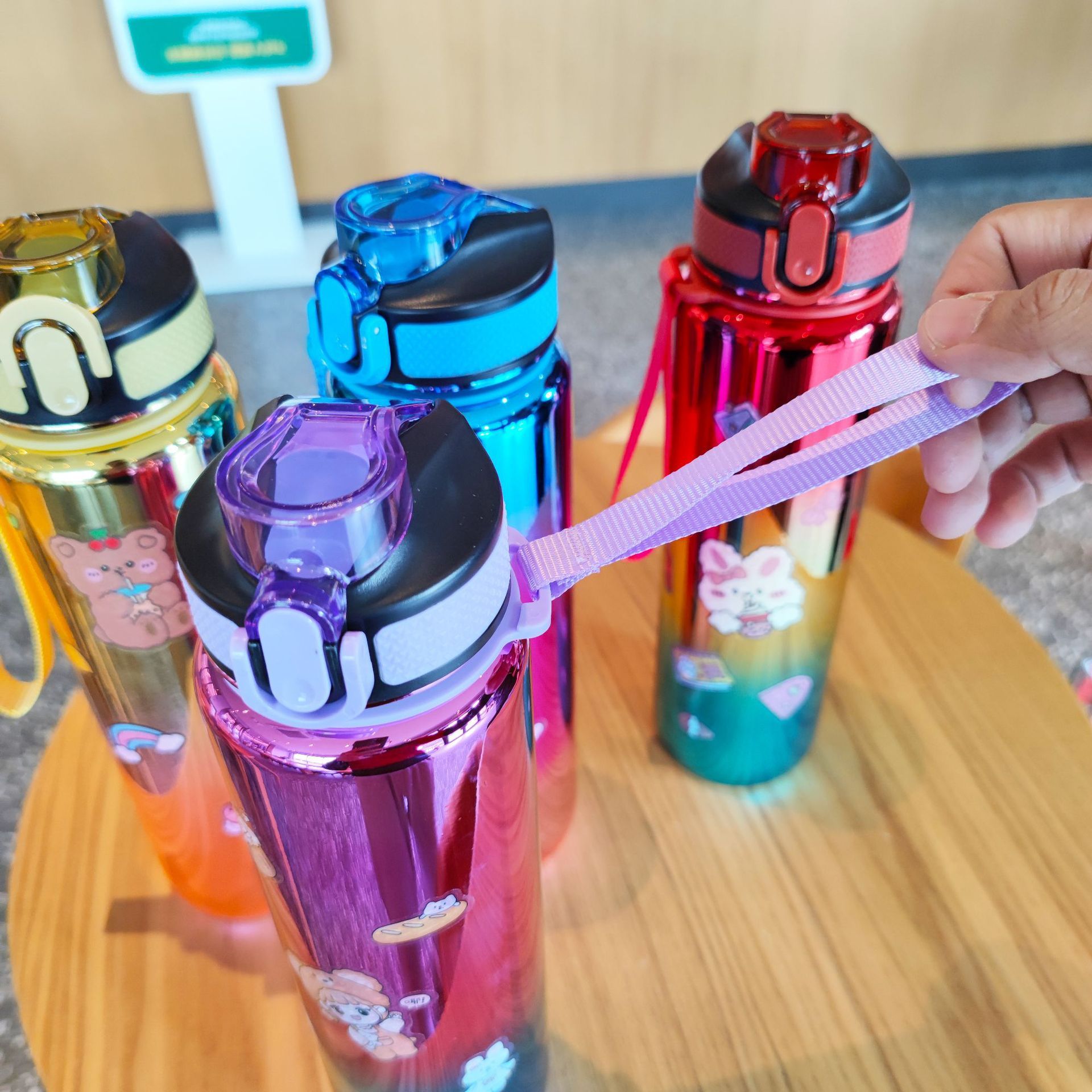 1000 ml Botella de agua de plástico