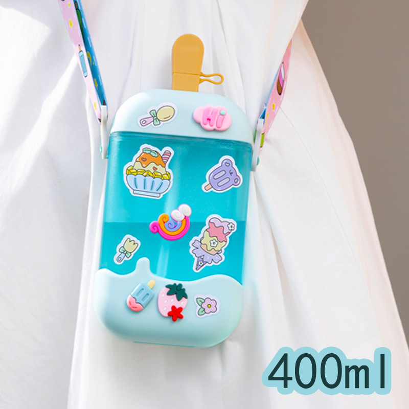 400 ml Botella de agua con forma de paleta