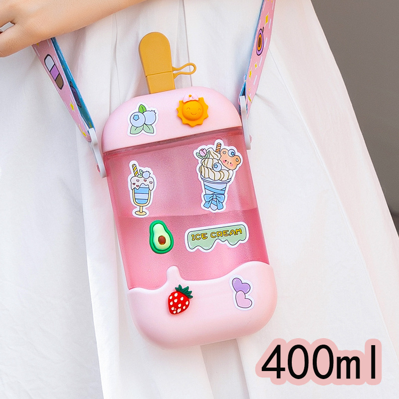400 ml Botella de agua con forma de paleta