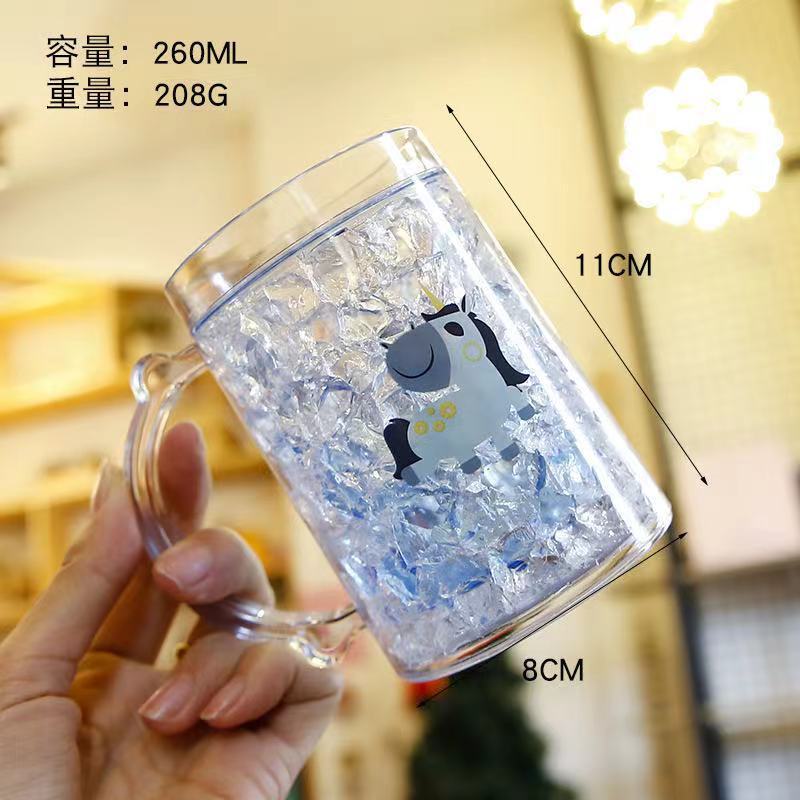 Taza de agua de dibujos animados de 260 ml