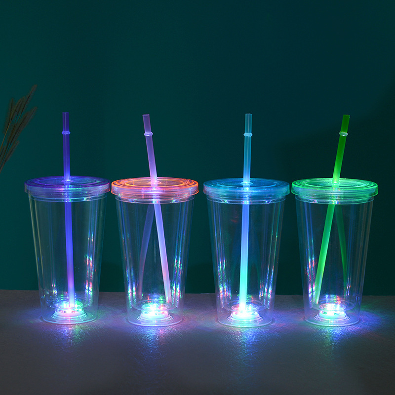 450 ml Taza de agua luminosa transparente