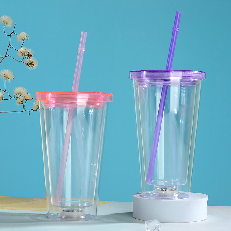 450 ml Taza de agua luminosa transparente