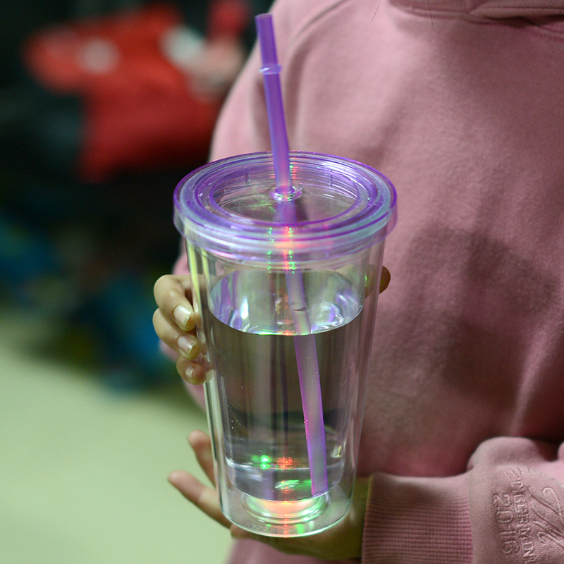 450 ml Taza de agua luminosa transparente