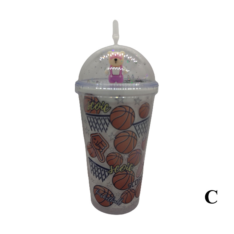 Vaso de plástico de 500 ml con luz