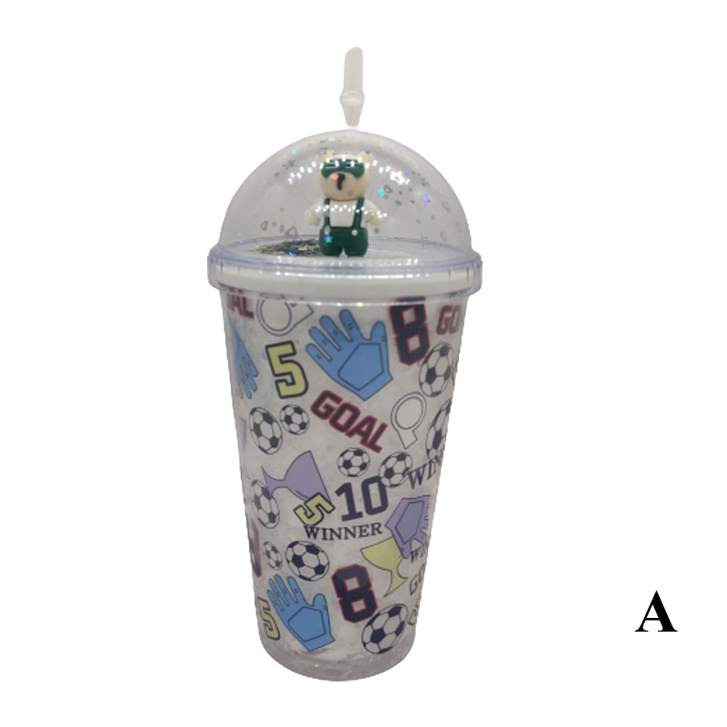 Vaso de plástico de 500 ml con luz