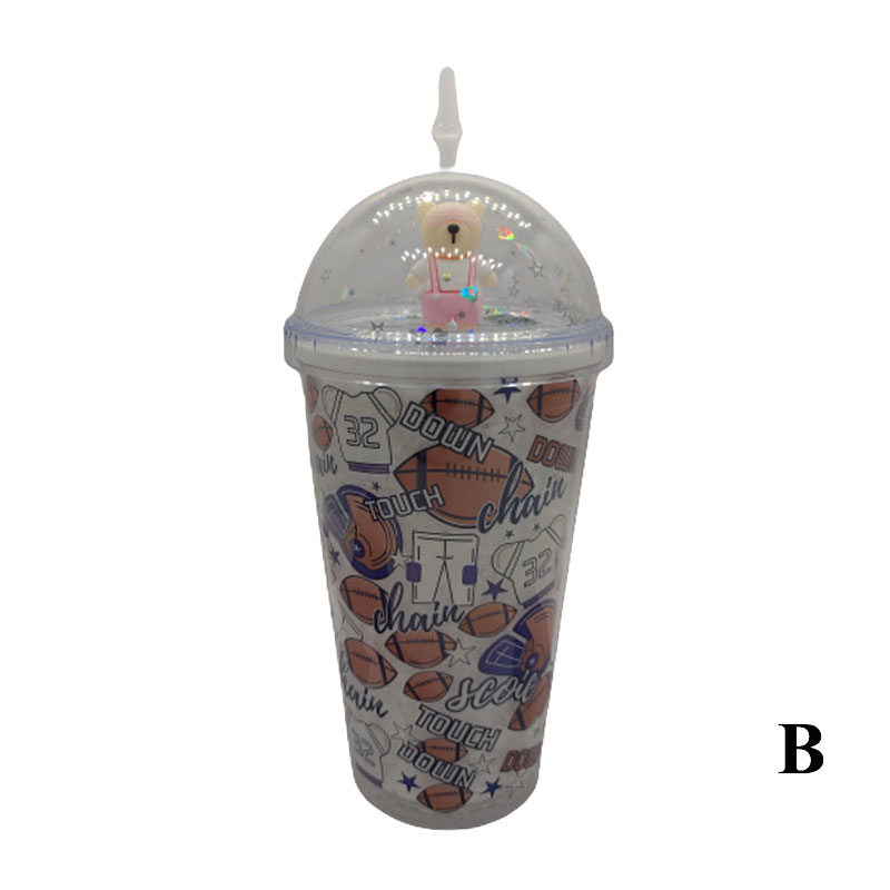 Vaso de plástico de 500 ml con luz