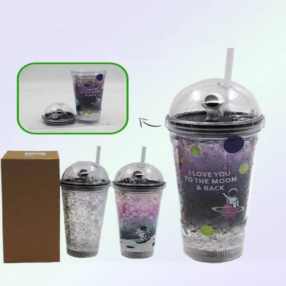 Vaso de agua de 450 ml con luz RGB