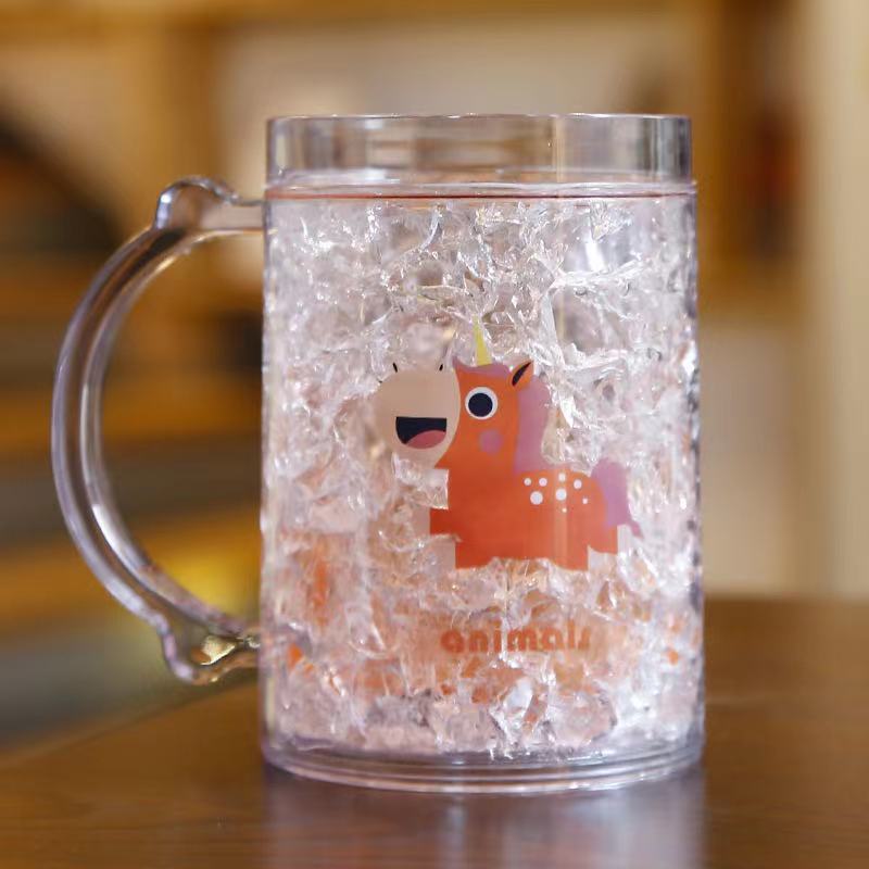 Taza de agua de dibujos animados de 260 ml