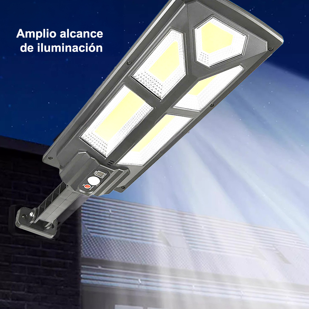 Luminaria solar para pared: impermeable, remoto incluido, instalación sencillísima，El sensor infrarrojo inteligente del cuerpo humano enciende la luz, adecuado para iluminación exterior en patios, jardines, patios, caminos y pasarelas.