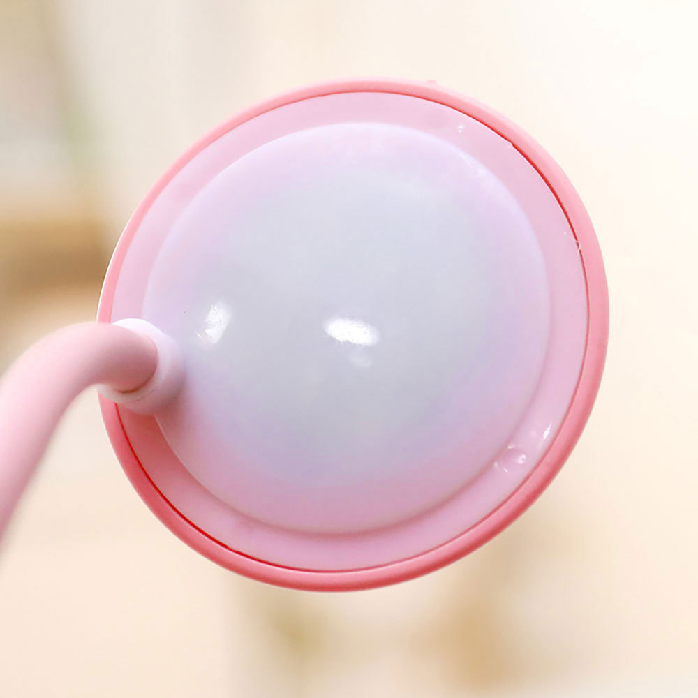 Lámpara escritorio dibujos animados para niños con portalápices, luz LED multifunción con modo cambio color, aprende a leer