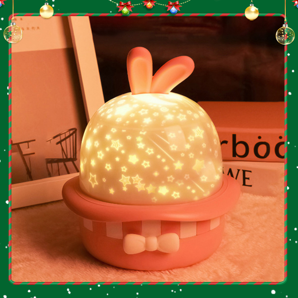 Proyector luz noche estrellada, recargable por USB con 6 patrones proyector para decoración fiestas en habitaciones