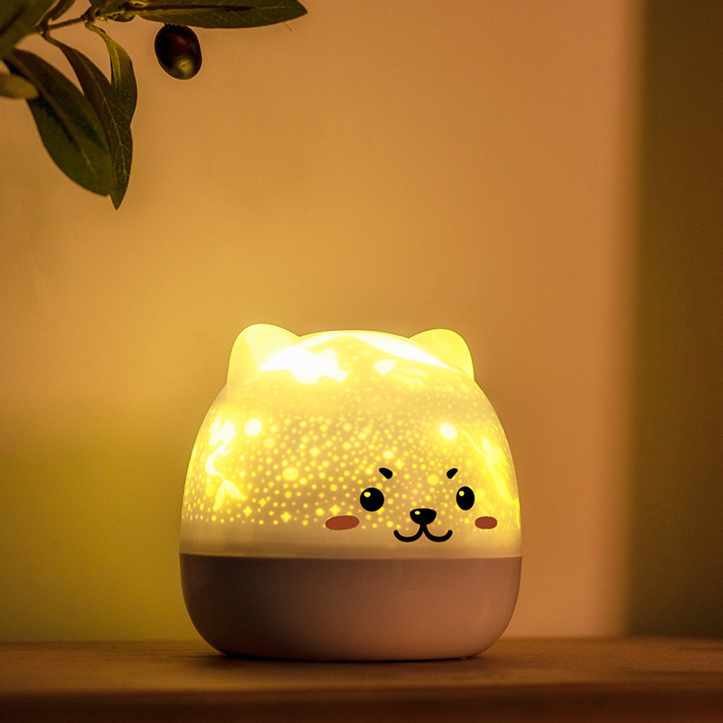 Luz nocturna LED para niños con 6 luces de proyector temáticas integradas para fiestas en el dormitorio de los niños