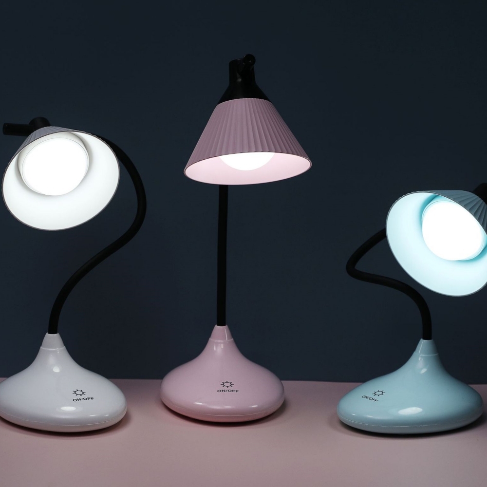 Lámpara de escritorio sensible al tacto, luz nocturna para dormitorio.