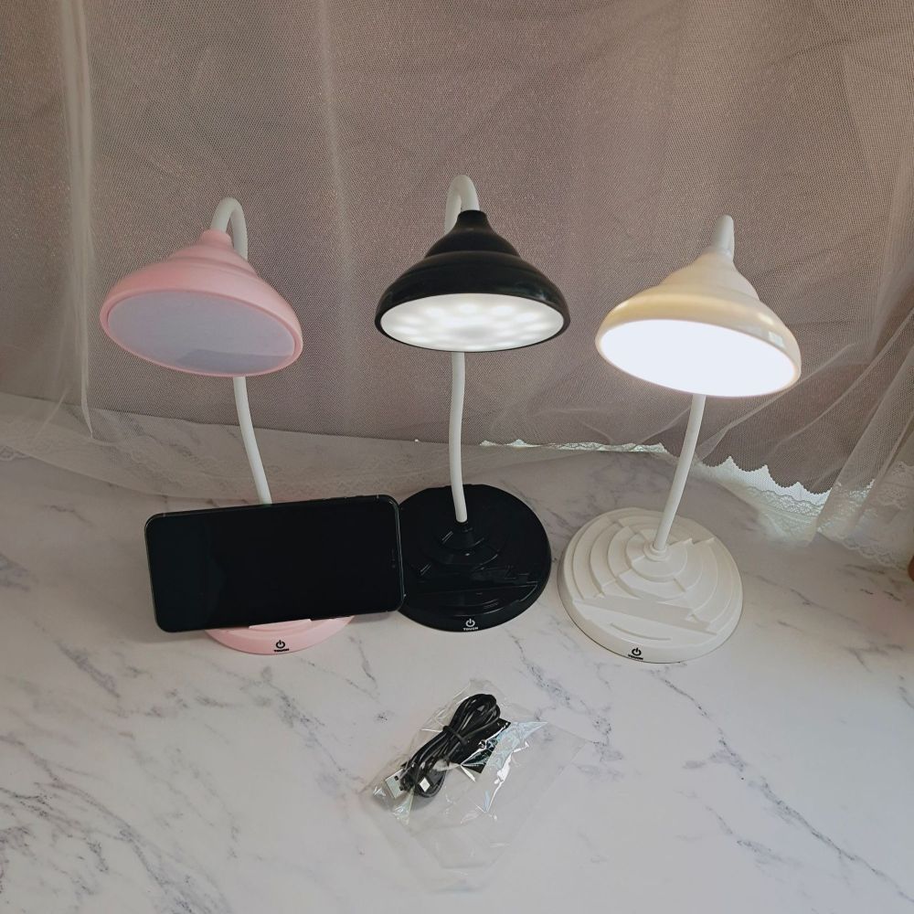 Luz LED de lectura y aprendizaje, control táctil, carga USB
