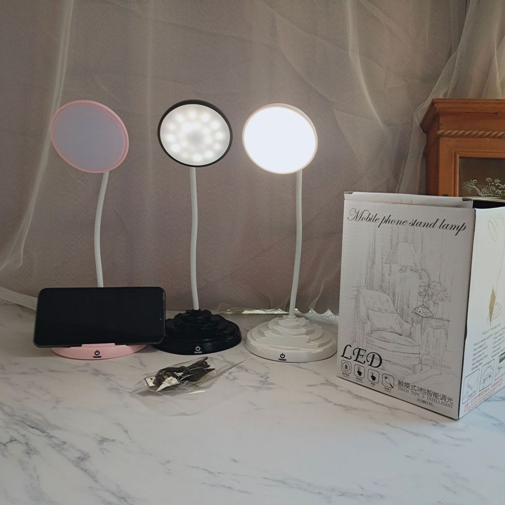 Luz LED de lectura y aprendizaje, control táctil, carga USB