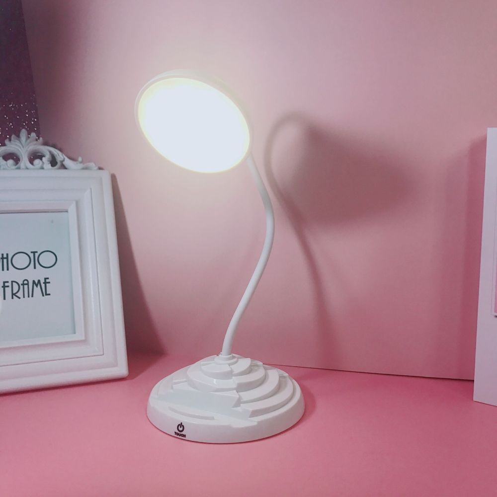 Luz LED de lectura y aprendizaje, control táctil, carga USB