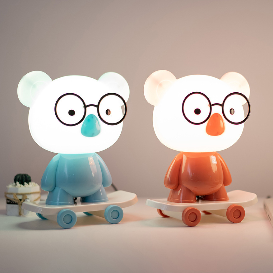 Luz nocturna infantil de dibujos animados