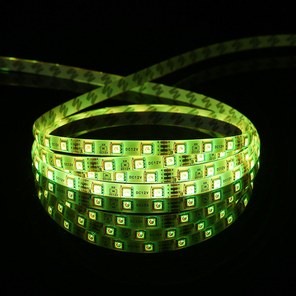 Tira Led 10m Rgb Ip65 Con Controlador Y Fuente