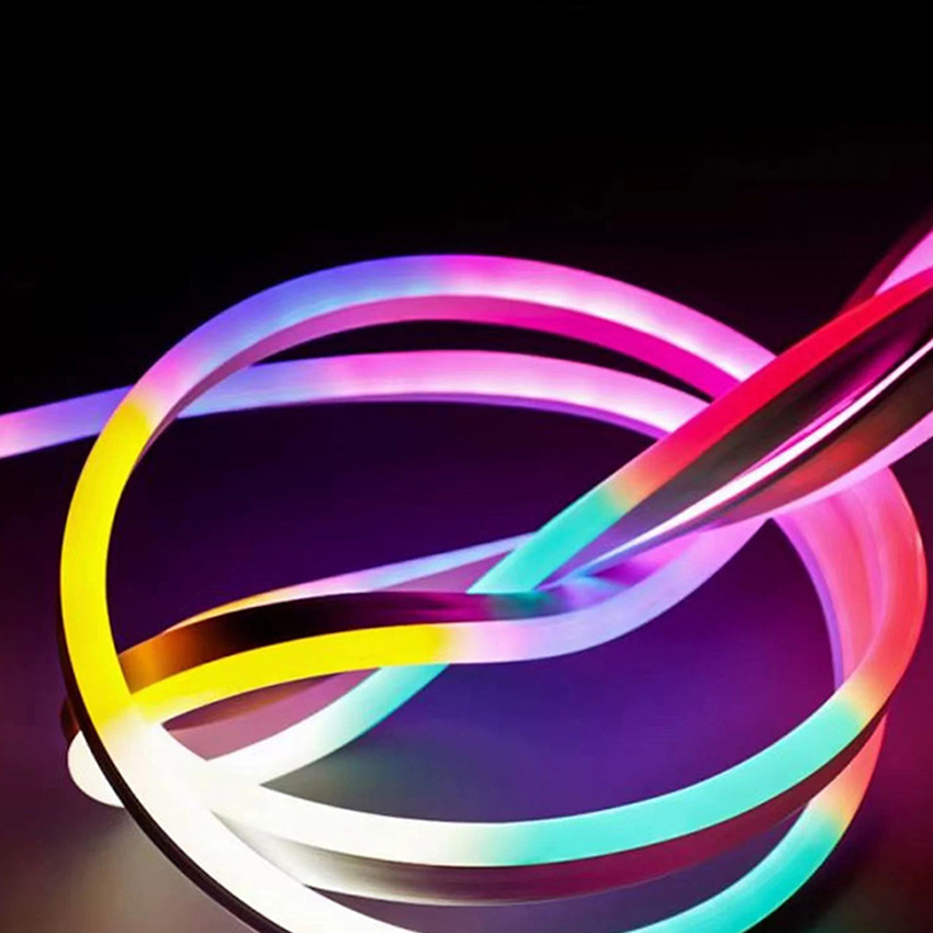 Tira Led Neón Flex Rgb Multicolor LED Luz 5m Impermeable