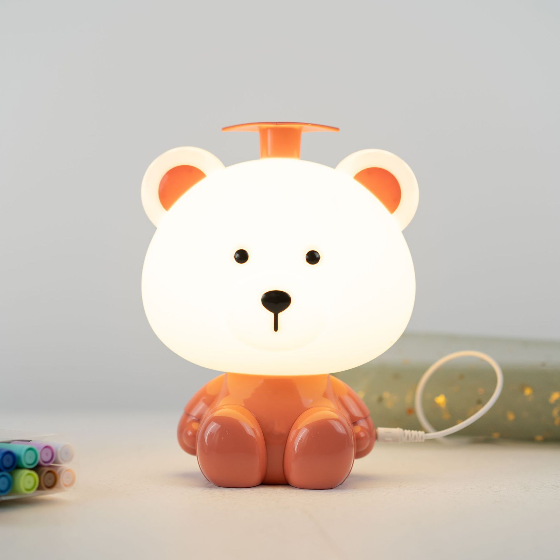 Luz de noche LED, iluminación del dormitorio.