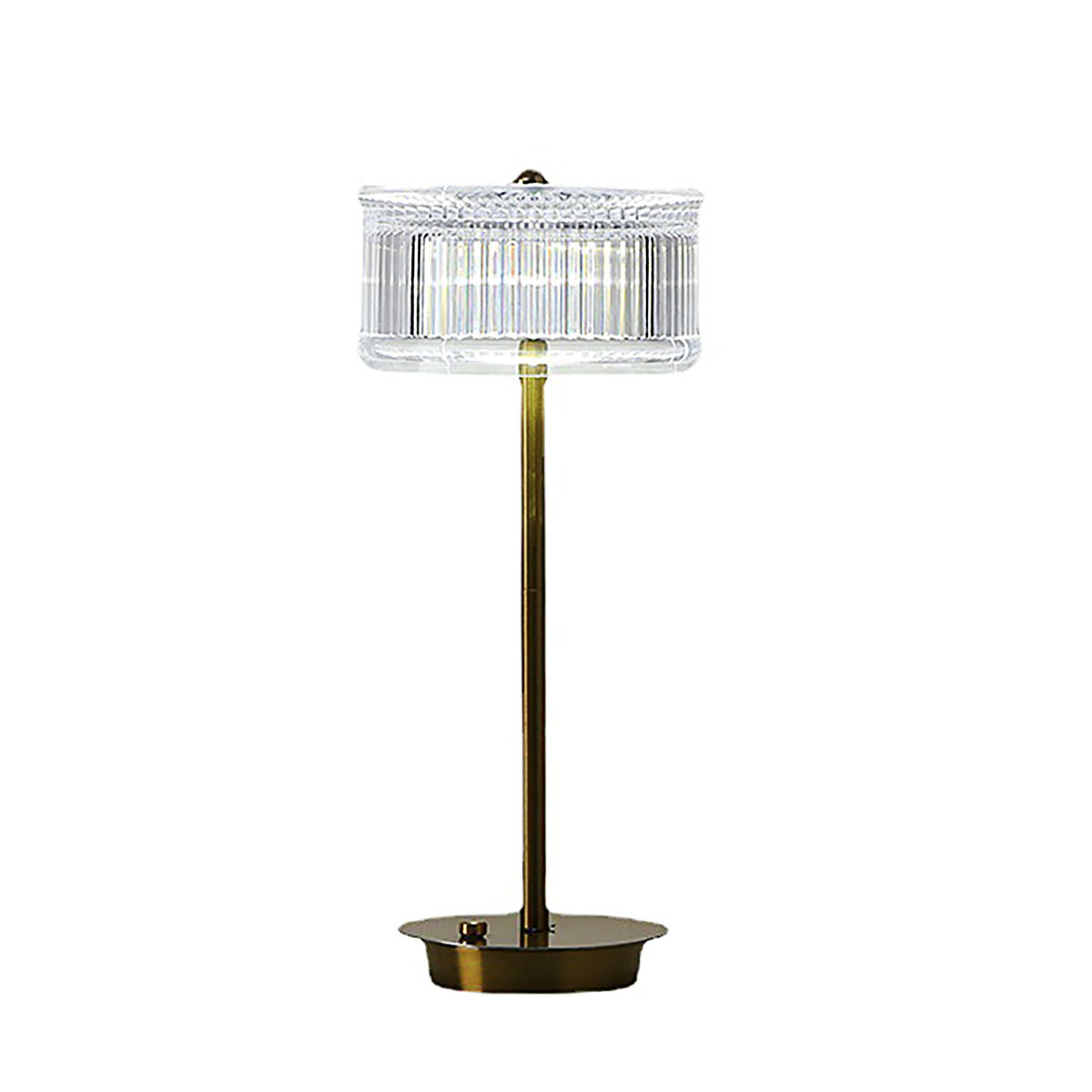 Lámpara de Noche USB Recargable Luz Cristalina  Dormitorio