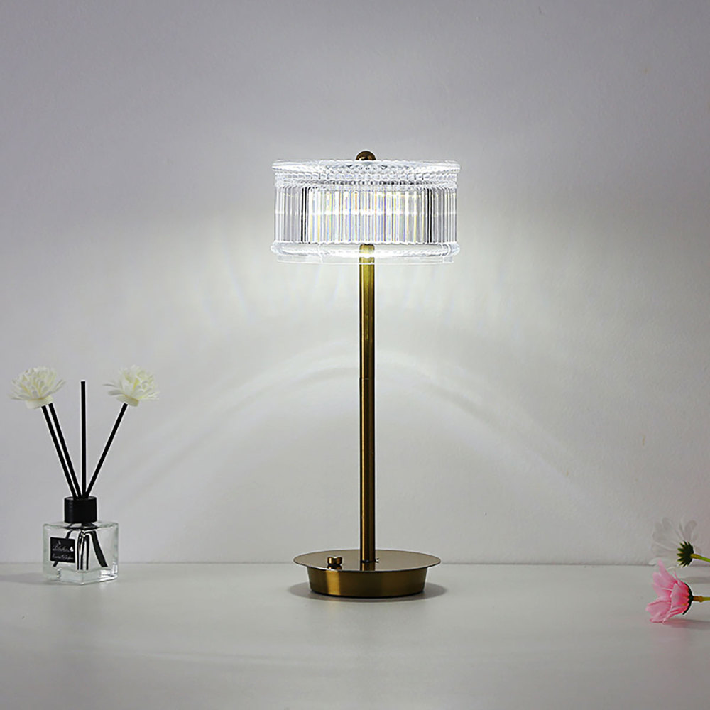 Lámpara de Noche USB Recargable Luz Cristalina  Dormitorio