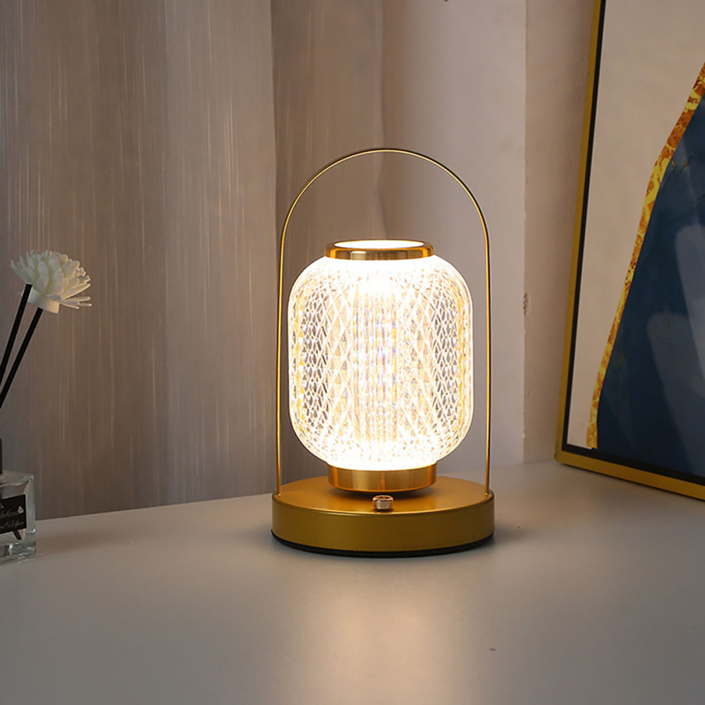 lámpara de cabecero LED portátil,Cuenta con 3 temperaturas de color y brillo ajustable