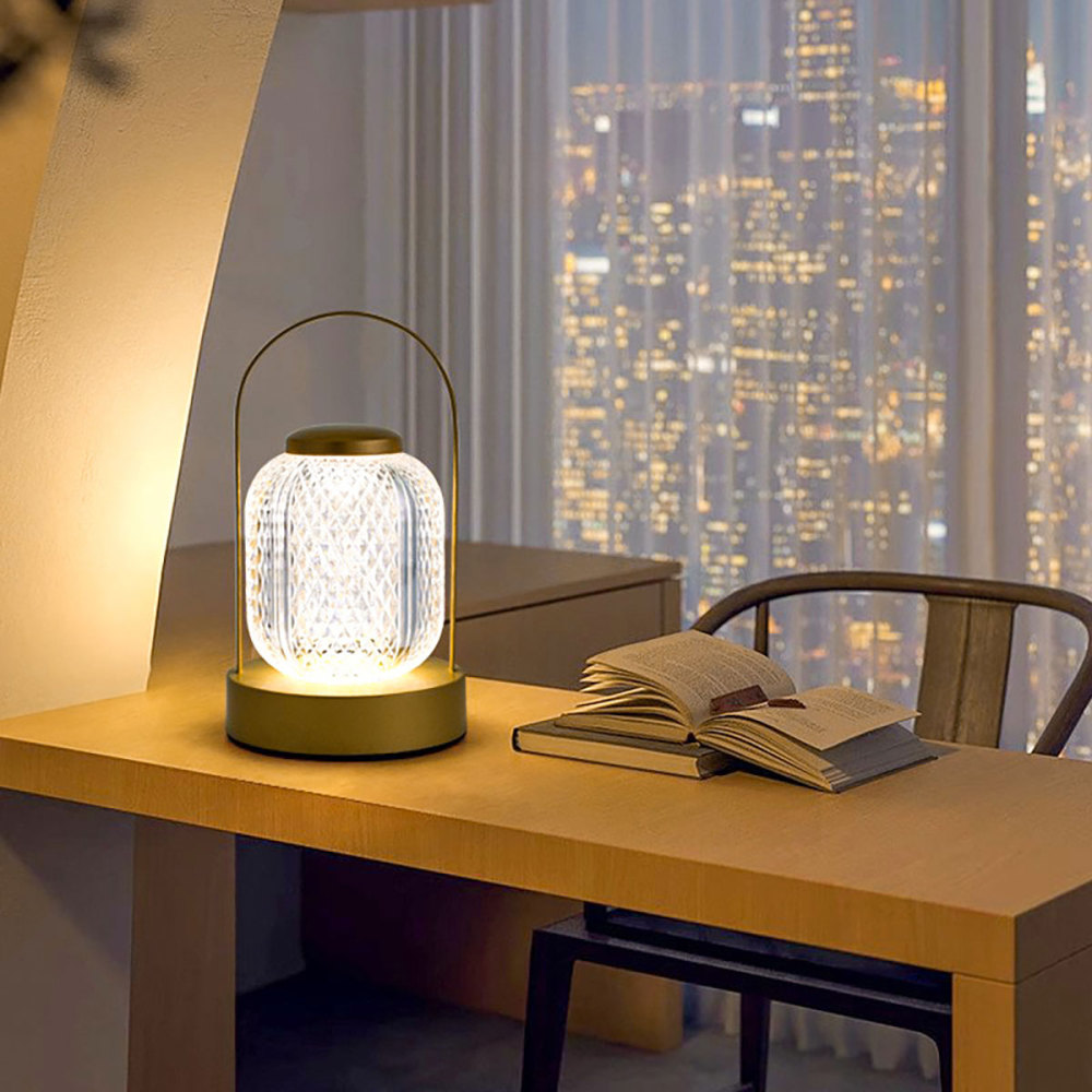 lámpara de cabecero LED portátil,Cuenta con 3 temperaturas de color y brillo ajustable