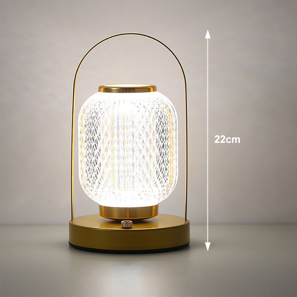 lámpara de cabecero LED portátil,Cuenta con 3 temperaturas de color y brillo ajustable